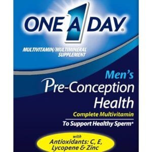 One A Day – Multivitamínico preconcepcional para hombres x 30 tabletas (esperma saludable, fertilidad masculina)
