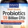Probióticos 32 cepas 120 mil millones CFU + Prebióticos y Enzimas Digestivas | Innate Vitality (Unisex)