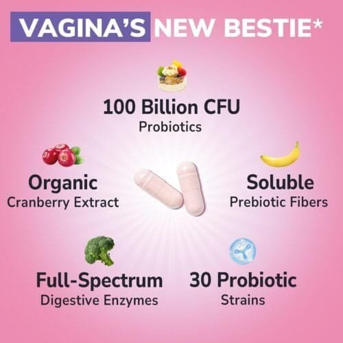 Probiótico Mujer con 30 Cepas | 100Billones CFU | Arándano + Prebióticos + Enzimas | 30 Cápsulas - Imagen 7