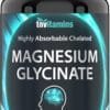 Magnesio Glicinato Quelado 300 mg – Alta absorción | 90 cápsulas |Sin gluten, sin lácteos, sin soya
