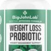 Probiótico Adelgazante con Prebióticos – BigJohnLab – 30 cápsulas